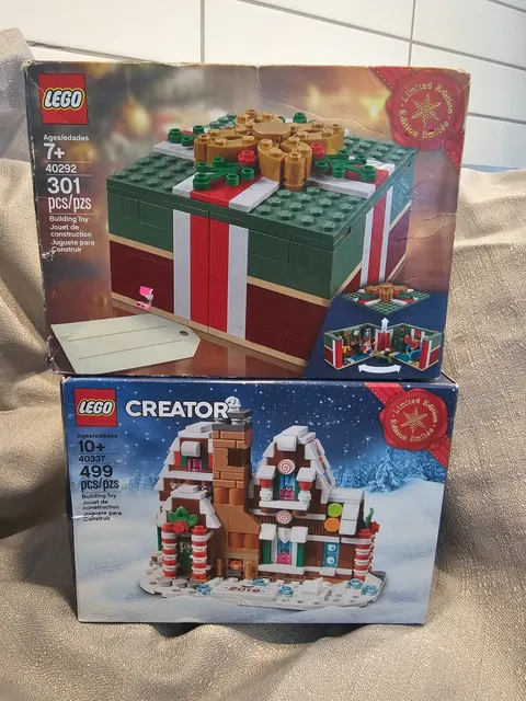 LEGO 40337 & 10267🤯 Gingerbread House &Christmas Gift Box limited editions🤯