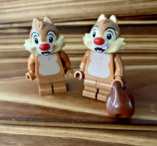 Lego Minifigures Disney Series 2 Chip and Dale Lot of 2 Dale's