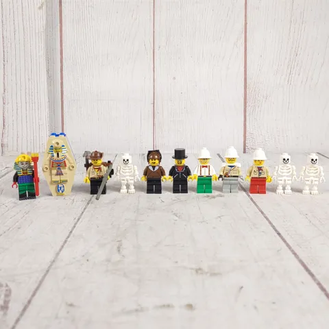 MINIFIGURES ONLY - LEGO 5988 Pharaoh's Forbidden Ruins Adventurers Desert Hotep