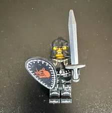 LEGO Evil Knight, Series 7  Minifigure w/ Helmet, Sword & Shield, col110