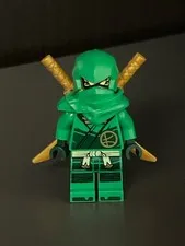 LEGO Ninjago Dragons Rising Lloyd Garmadon Minfigure Dual Swords Green