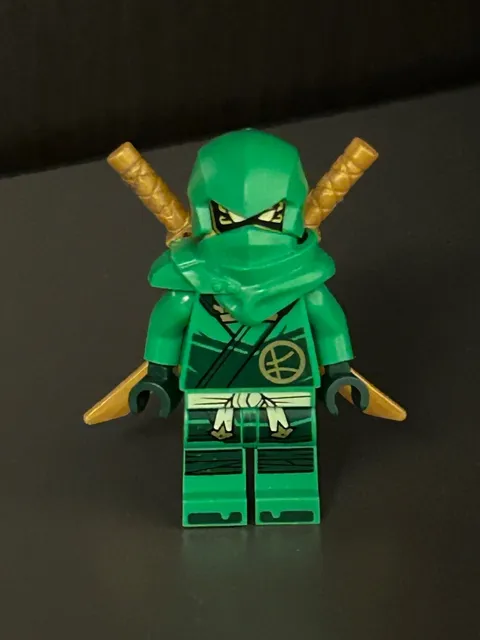 LEGO Ninjago Dragons Rising Lloyd Garmadon Minfigure Dual Swords Green