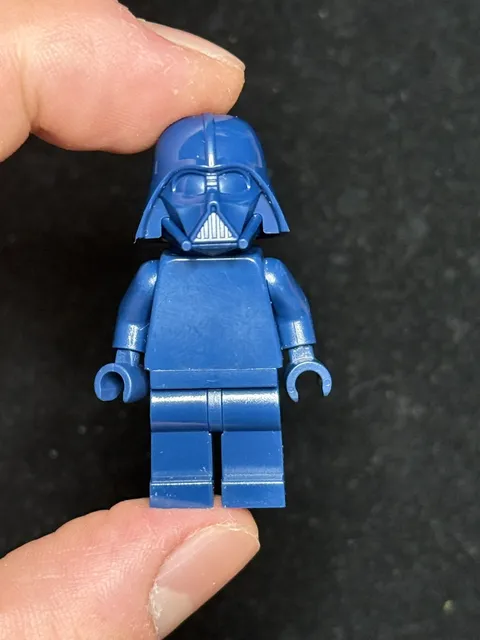 Official Lego dark blue Monochrome Prototype Darth Vader Minifigure Rare