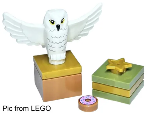 LEGO Harry Potter Advent 76438-13 Hedwig the Owl Minifigure & Presents NEW