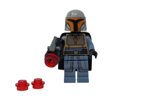 Lego Mandalorian Tribe Warrior Grey Helmet Minifigure Star Wars 75267