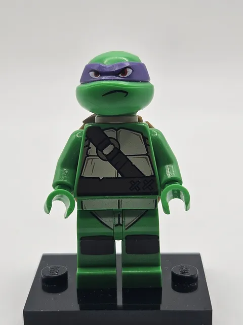LEGO Donatello Teenage Mutant Ninja Turtles TMNT tnt019 Frown Minifigure NM+ -MB