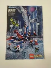 Rare Advertising Flyer Advertising Sheet LEGO Space Ice Planet 6973 6983 6981 1994