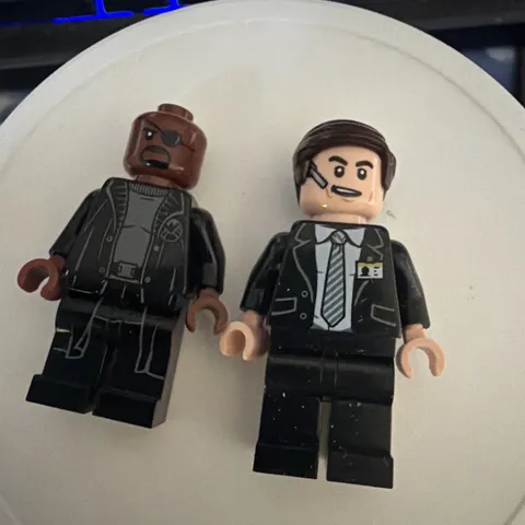 LEGO Marvel SHIELD Nick Fury Agent Coulson Minifigure Lot 76130