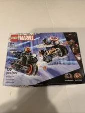 Sealed LEGO Super Heroes: Black Widow & Captain America Shelf Wear  (76260) Ef21