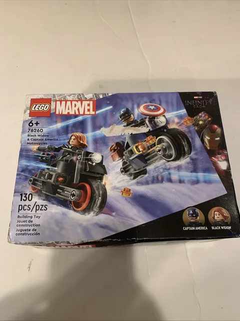 Sealed LEGO Super Heroes: Black Widow & Captain America Shelf Wear  (76260) Ef21