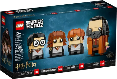 Lego Brickheadz | Harry Potter, Ron, Hagrid, Hermione | 40495 | NEW | OVP - Int