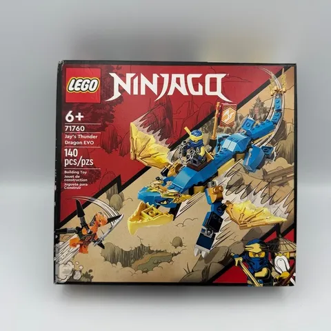 LEGO NINJAGO 71760 Jay's Thunder Dragon EVO 140pc NEW Sealed Retired