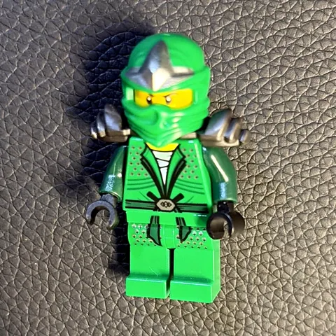 LEGO NINJAGO Lloyd ZX Minifigure Lot w/ Weapons Parts 9574 missing cards