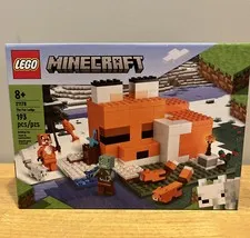 LEGO Minecraft The Fox Lodge 21178 Building Toy 193 Pcs Ages 8+ New