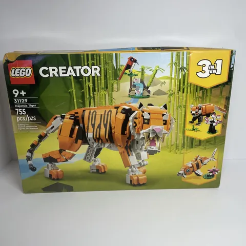 LEGO 31129 Creator 3in1 Majestic Tiger 755pcs New Box Damage