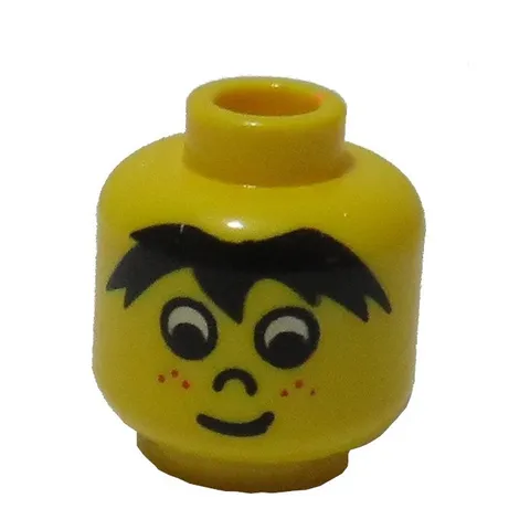 LEGO Minifigure Head with Bangs and Freckles  inv.617