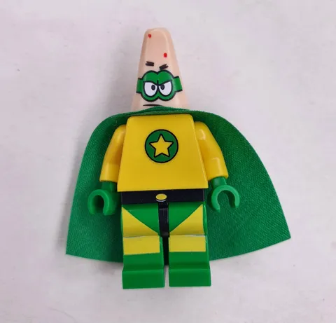 LEGO Minifigure SpongeBob SquarePants Patrick - Super Hero