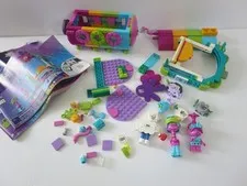 Lego Set 41256 Rainbow Caterbus Trolls World Tour Instructions 99% Complete