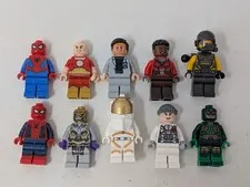 LEGO Superheroes Spider-Man, Hydra, Nakia etc Minifigures  - Lot of 10