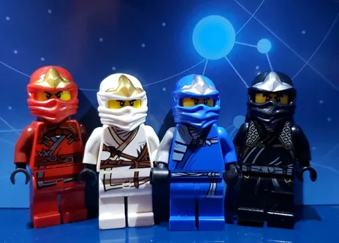 LEGO Ninjago Minifigure Lot ZX Rise Of The Snakes Ninja Kai Zane Jay Cole 