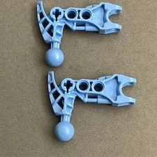 Lego Bionicle 60896 Toa Arm Light Blue Replacement Part Piece Lot of 2
