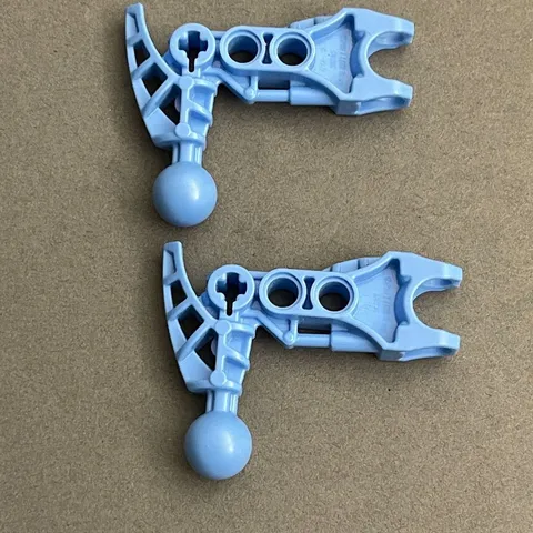 Lego Bionicle 60896 Toa Arm Light Blue Replacement Part Piece Lot of 2
