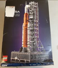 LEGO Icons NASA Artemis Space Launch System 10341 Rocket Open Box Damage READ