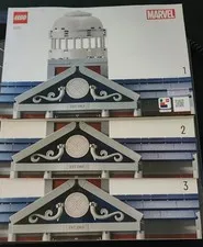 LEGO 76294 X-Mansion Marvel Manuals ONLY Complete Instruction Book Set 1 2 3