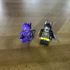 Lego DC Batman Movie CATWOMAN BATMAN Minifigure LOT from 70923
