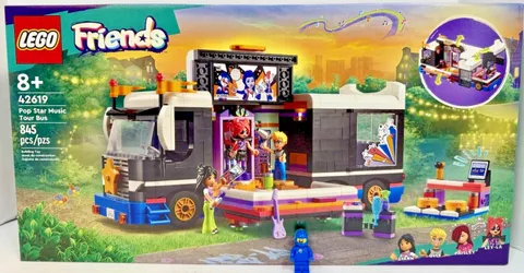 LEGO 42619 Friends Pop Star Music Tour Bus New Sealed Retired NISB