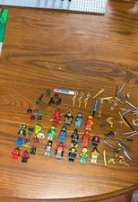 LEGO NINJAGO Minifigure Lot w/ Weapons & Accessories Kai Jay Cole Zane Nya