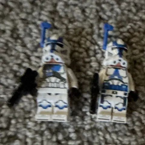 LEGO Star Wars Clone Trooper Minifigure Lot of 2 w/ Blasters