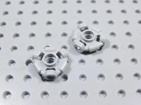 LEGO Lot of 2 Light Bluish Gray Weapn Rings Minifig BG