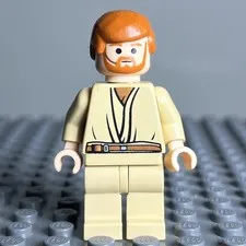 LEGO Obi-Wan Kenobi Minifigure STAR WARS 7661 Sw0162 - 2F
