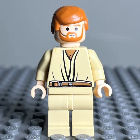 LEGO Obi-Wan Kenobi Minifigure STAR WARS 7661 Sw0162 - 2F