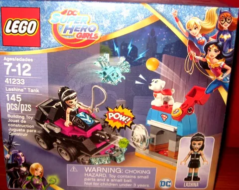 DC Super Hero Girls 41233 Lashina Tank Minifigure and Dog NEW 2017 Lego Set