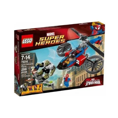 LEGO 76016 - Super Heroes: Ultimate Spider-Man - Spider-Helicopter Rescue - NEW
