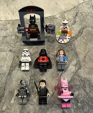 LEGO Minifigure Lot 7 Figures Batman Stormtrooper Darth Vader
