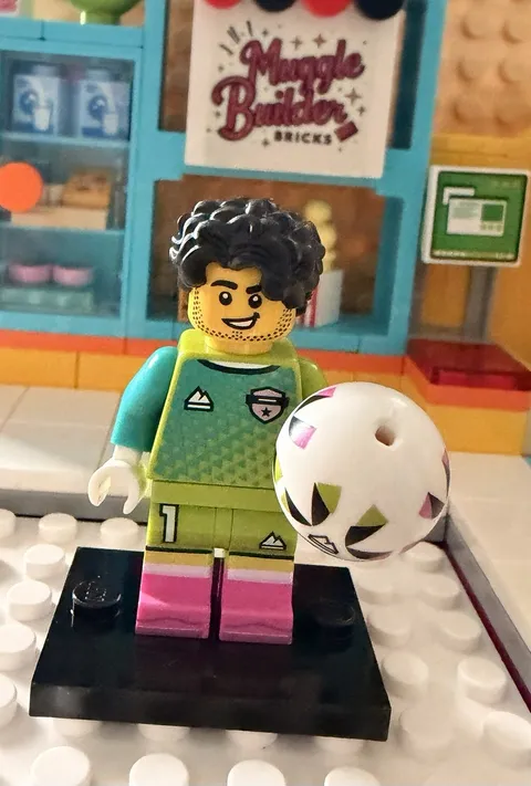 Lego CMF Series 29 Football Goalkeeper Minifigure With Accessories 