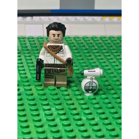 LEGO Star Wars Poe Dameron & D-O Minifigure - SW1049 & SW1051
