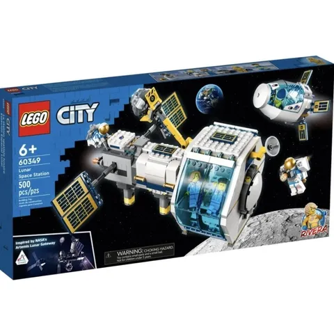 LEGO City 60349 Lunar Space Station 500pcs NASA Inspired Building Set