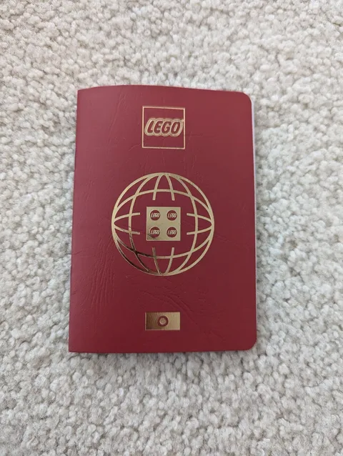 Lego Store Passport Booklet With One Michigan Stamp Pre-owned