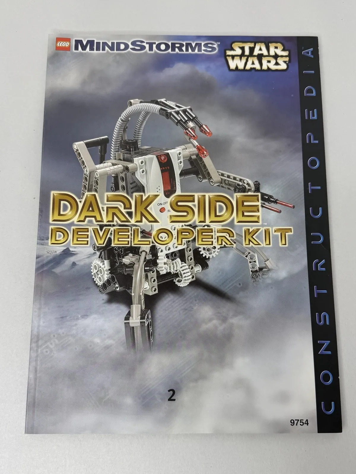 1x Lego Bauanleitung Buch 2 Star Wars Dark Side Developer Kit 9754