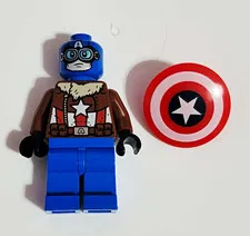 LEGO Captain America Minifigure with Shield Accessory Captain America Set Age 5+