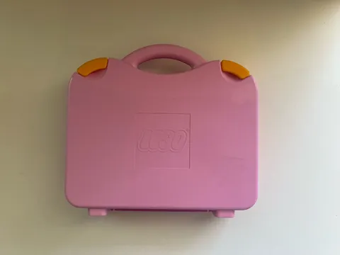LEGO Pink Carry Storage Case / Suitcase – Kids Minifigure & Brick Storage (2012)
