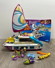 LEGO Friends Sunshine Catamaran 41317 Retired 100% Complete With Manual