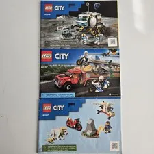 LEGO City instructions books Only 60348 60137 60307 Lot Of 3 Booklets No Blocks