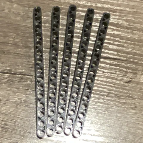LEGO compatible Technic Beam Liftarm Pcs Bulk Lot 10pc Black & Tan Plastic Parts