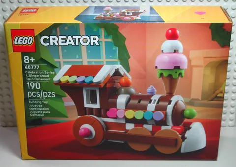 LEGO® Creator #40777 Gingerbread Train Ornament Factory Sealed Box GWP