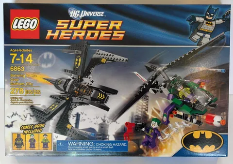 LEGO 6863 DC BATMAN BATWING BATTLE OVER GOTHAM CITY JOKER new mint
